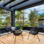 Villa Sunset 1 Prestigious Heated Swimming Pool Sea View For 8 People Lacanau